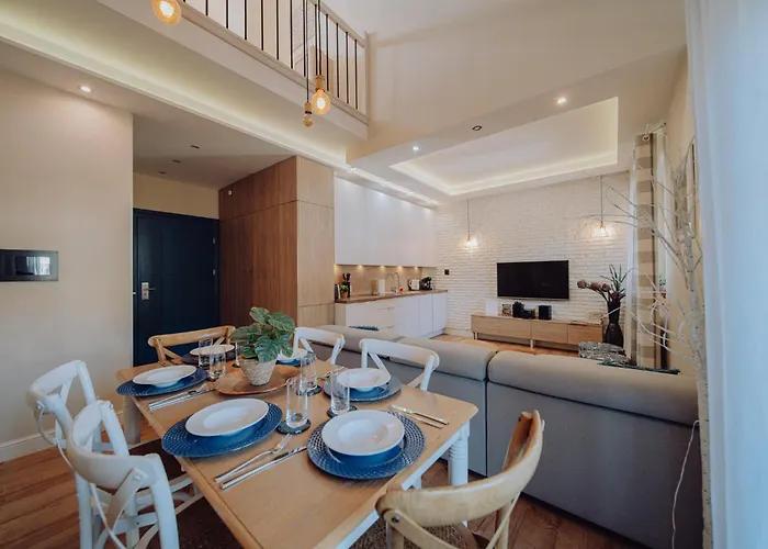 Apartment Dolina Wikingow 2-poziomowy W Norweskiej Dolinie Z Dwoma Balkonami I Dostepem Do Strefy Wellness *